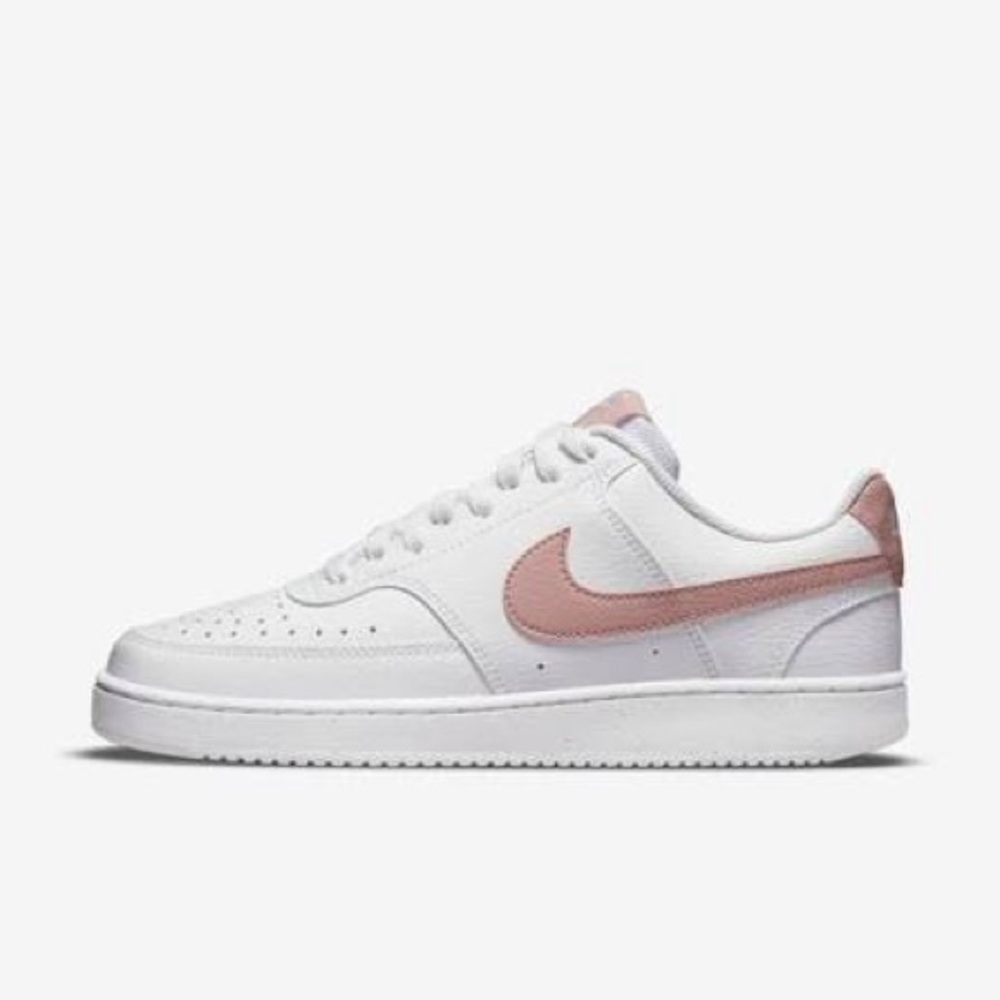 Nike court vision white and pink new
